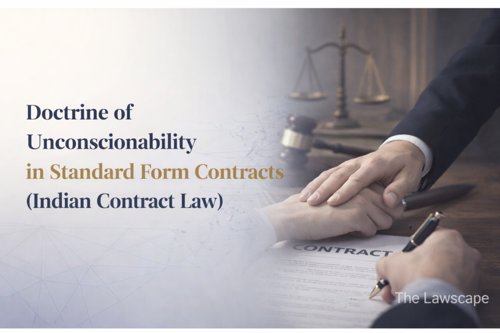 Doctrine-of-Unconscionability-in-Standard-Form-Contracts-Indian-Contract-Law-1024×683