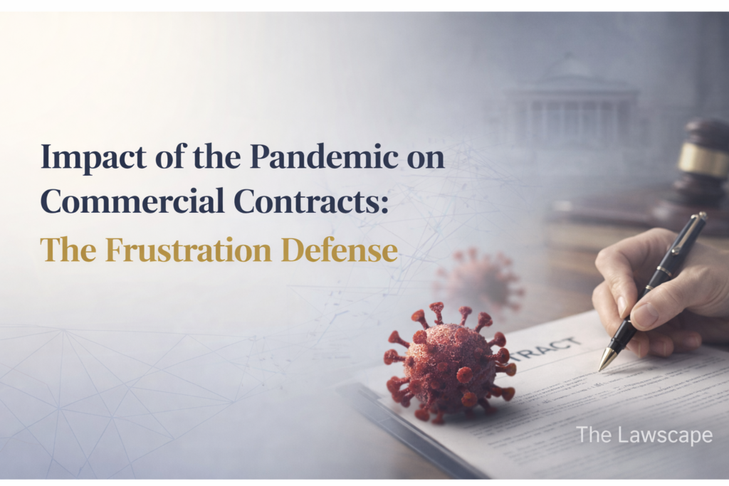 Impact of the Pandemic on Commercial Contracts The Frustration Defense