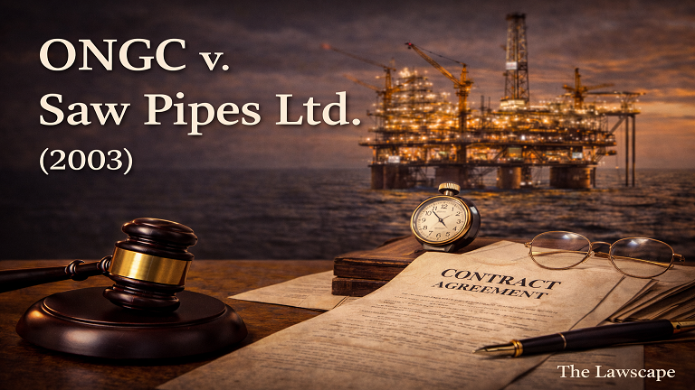 ONGC v. Saw Pipes Ltd. (2003)